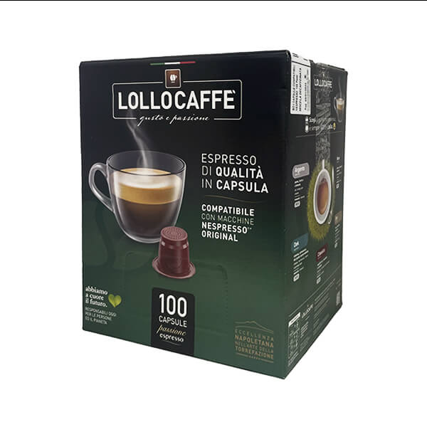 Lollo Caffè Miscela Dek 100 - Nespresso Compatibile – Aromi Di Scalzi