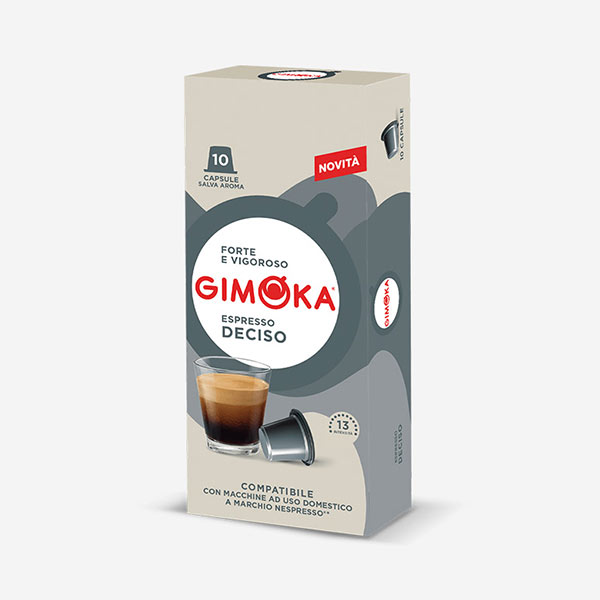 10 capsule Gimoka CREMOSO compatibili Nespresso