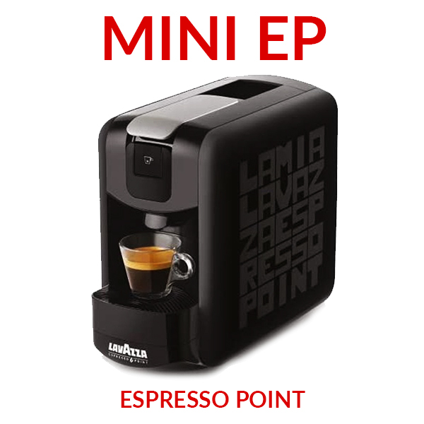Macchina caffé Lavazza EP MINI nera per capsula lavazza espresso point