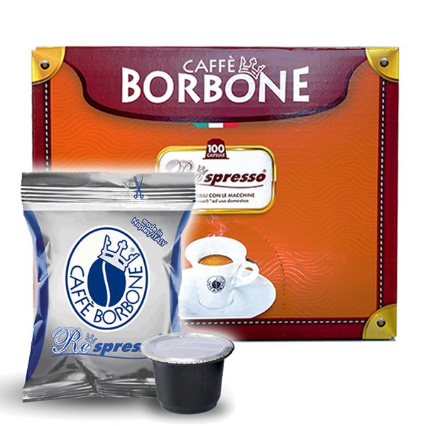 1000 capsule Borbone Respresso miscela Blu compatibili nespresso