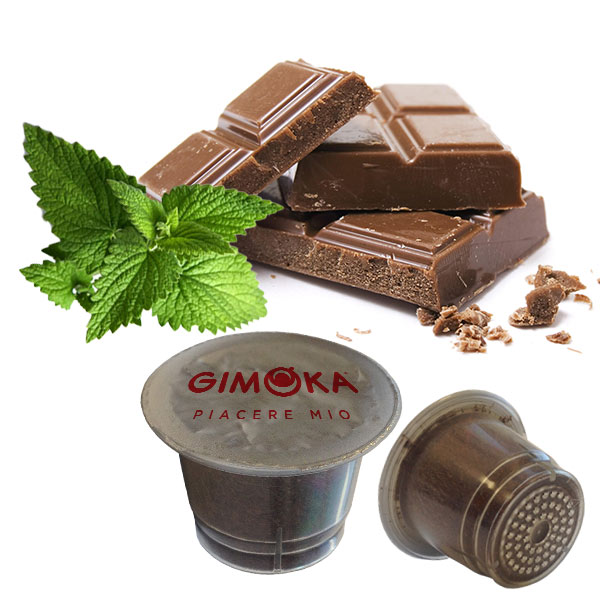 10 cápsulas GIMOKA sabor CHOCOLATE compatible Nespresso 