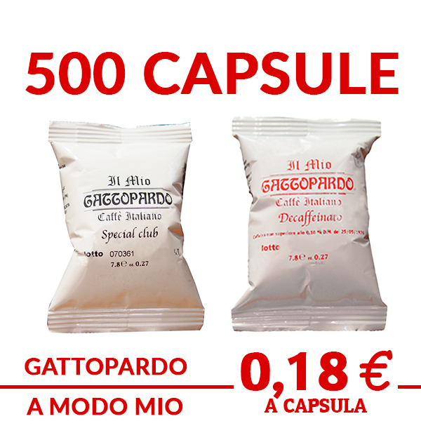 100 Capsule Caffè ToDa L'Espresso Gattopardo Special Club Compatibili  Nespresso