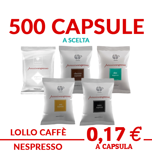 Caffè Lollo Silbermischung - Nespresso-Kapseln