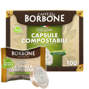 Box 100 capsule Don Carlo Caffè Borbone Miscela Oro COMPOSTABILI